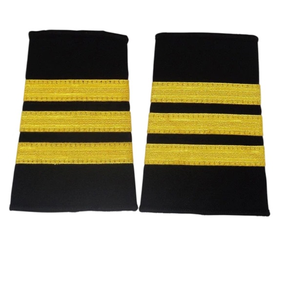 Professional Pilot Uniform Epaulets, 3 Bars, First Officer - Picture 3 of 3